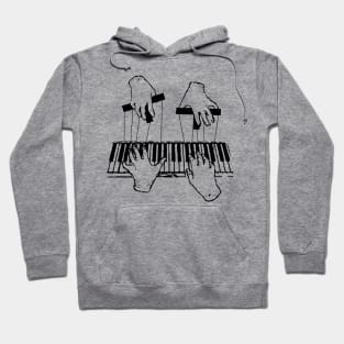 Funny Piano Teacher and Piano Student Hoodie